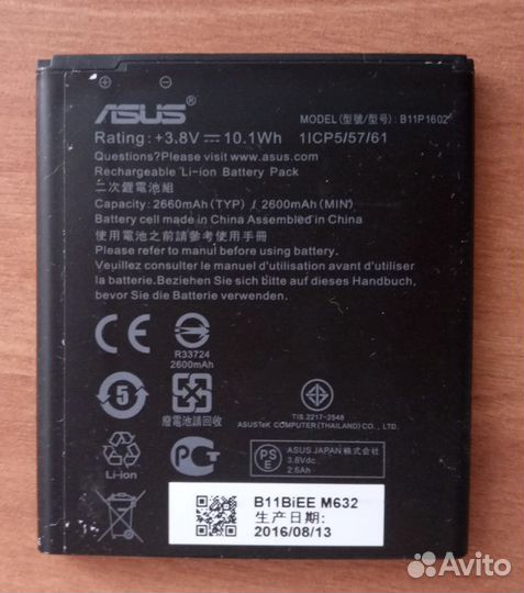 Смартфон на запчасти Asus zb500kl