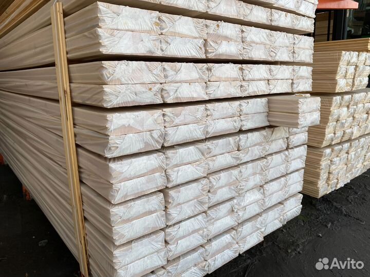 Доска пола сосна, 28х90-145 мм, сорт ав