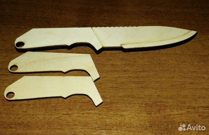 Продаю нож из фанеры танто и ещё другие ножи