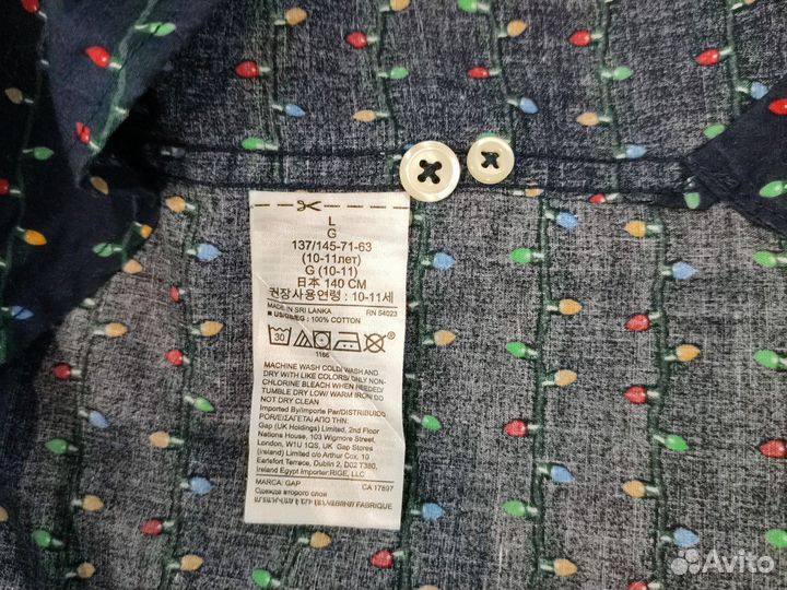 Рубашка Gap, 10-11 лет (137-145)