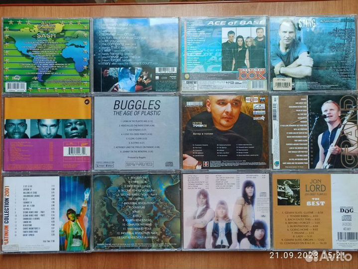 Музыкальные cd диски (часть 1)