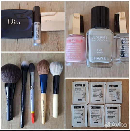 Кисти для макияжа косметика лак Chanel Bobbi Brown