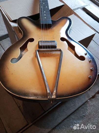 Электроакустическая гитара фабрика им.Луначарского