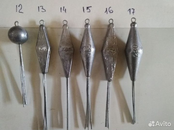 Рыболовные изделия из свинца