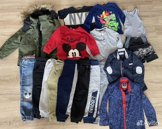 Пакет одежды на мальчика 98