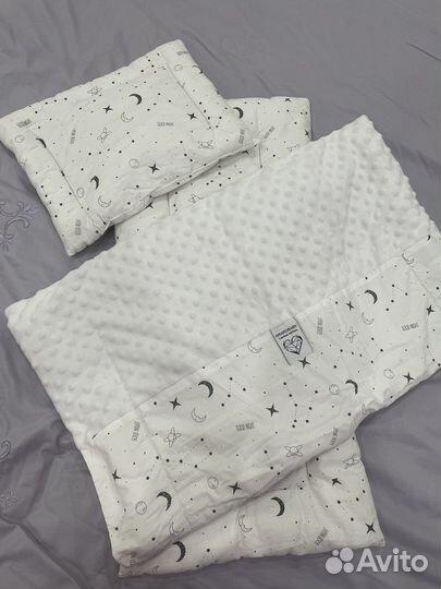 Подушка-бабочка и комплект в коляску