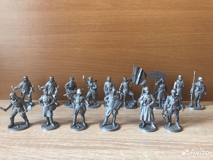 Оловянные солдатики ВОВ, вторая мировая. 54мм