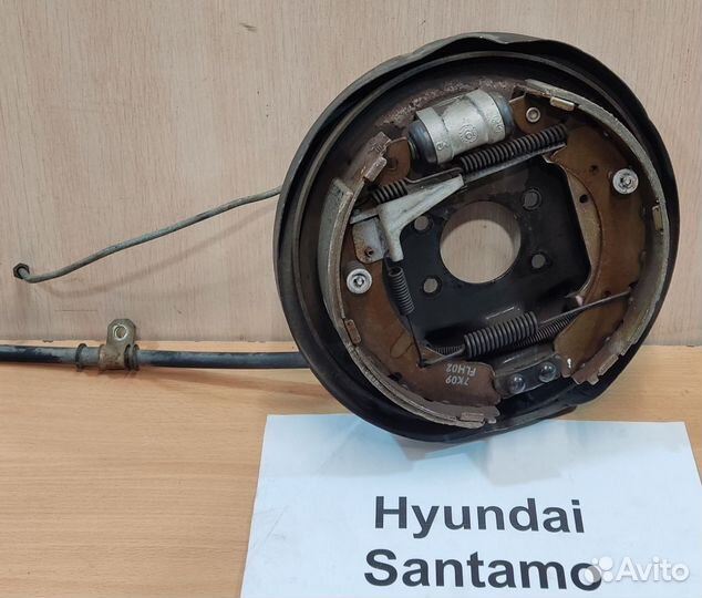 Кожух тормозного диска задний LH Hyundai Santamo