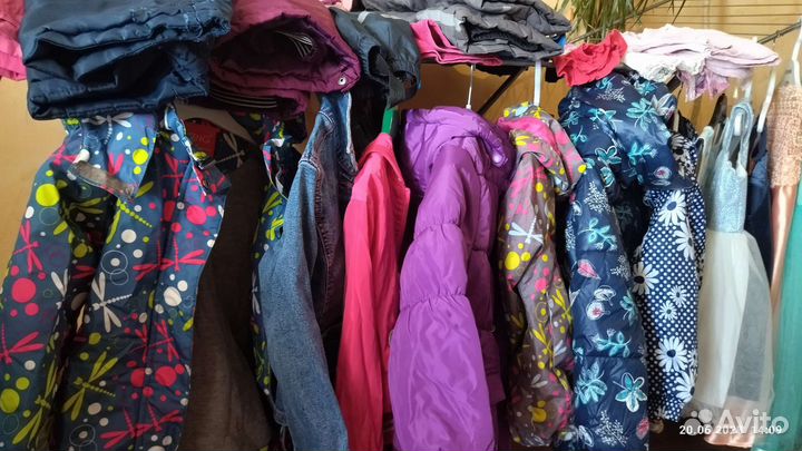 Детские вещи пакетом для девочек 104-116