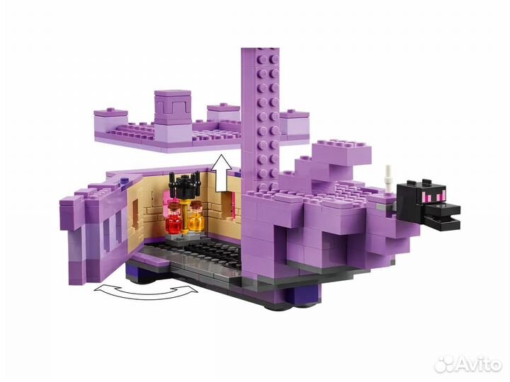 Lego Minecraft Дракон и корабль Эндера 21264