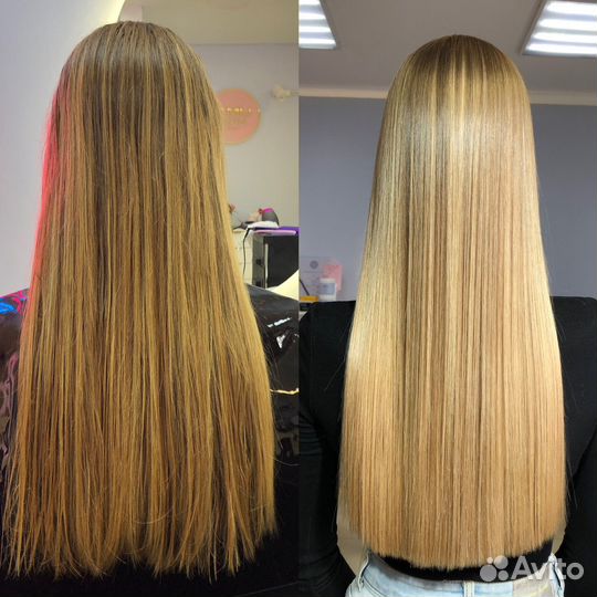 Кератиновое выпрямление