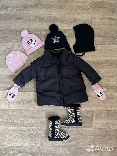 Пакетом, на девочку рост 92-98, + угги h&m 24