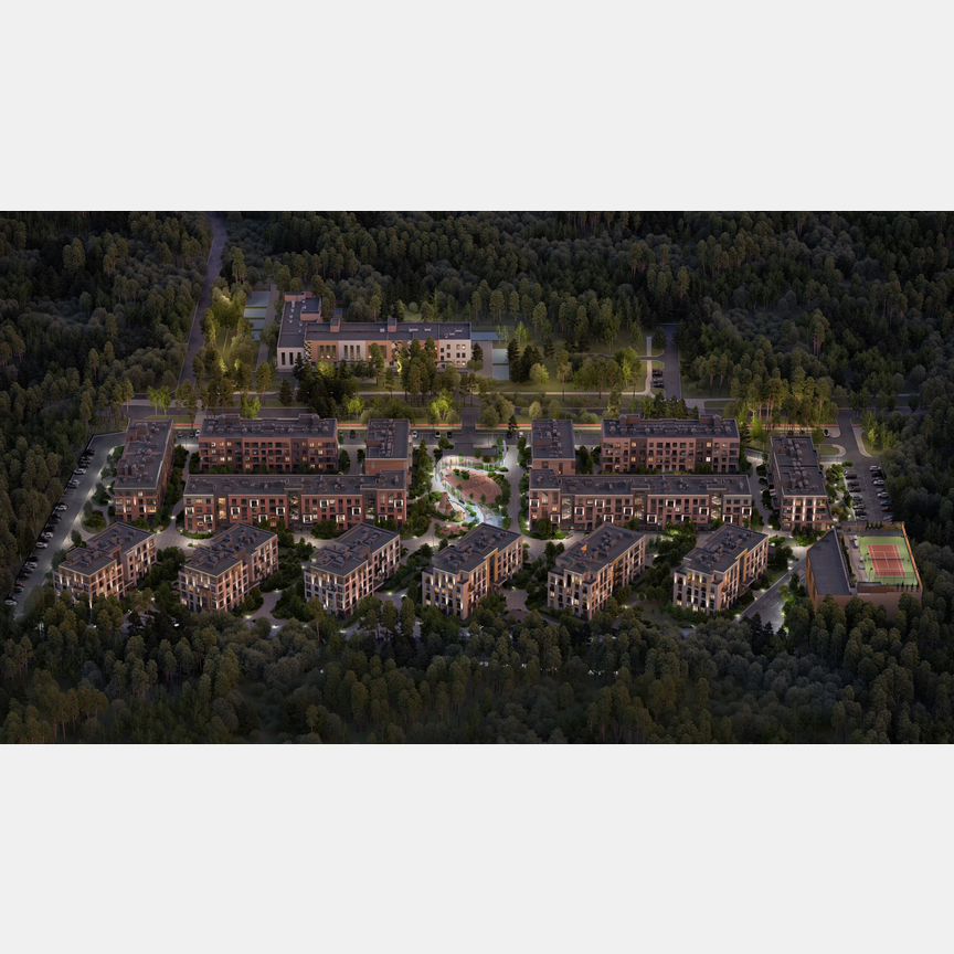 1-к. квартира, 41,8 м², 4/4 эт.