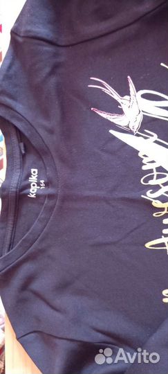 Трикотажная кофта с длинным рукавом р 164