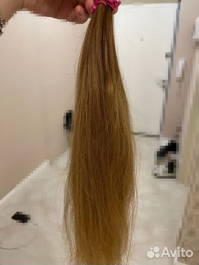 Продам волосы бу 120 гр 44 см 1500
