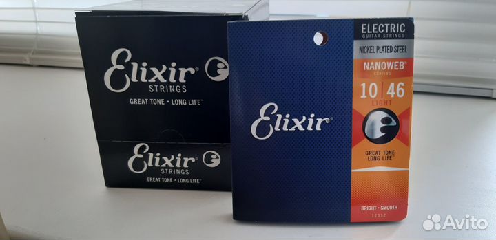 Elixir эликсир nanoweb Комплект для электрогитары