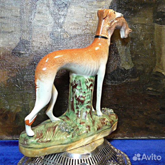 Борзая.19 век.Англия.Собака.Staffordshire