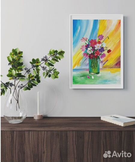 Картина акрилом 