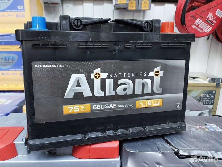 Аккумулятор Atlant 75Ач