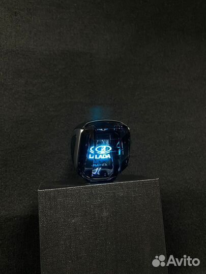 Ручка кпп с подсветкой в стиле BMW Кристалл