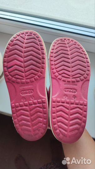 Продам Crocs J3 розовые 23 см.на девочку