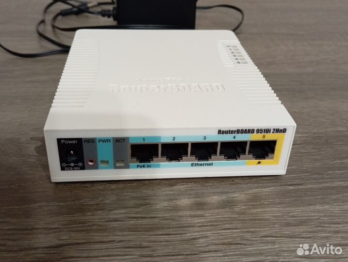 Wi-Fi роутер MikroTik RB951Ui-2HnD