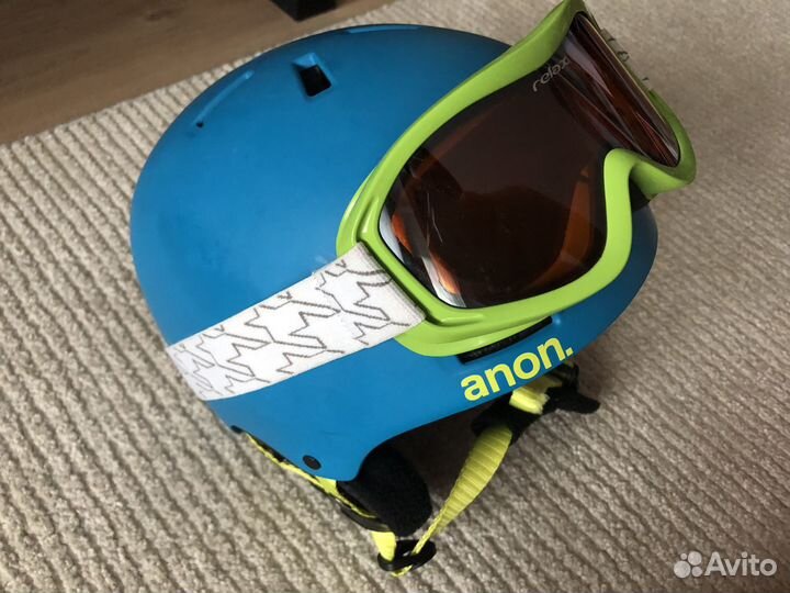 Детский горнолыжный шлем Anon и маска