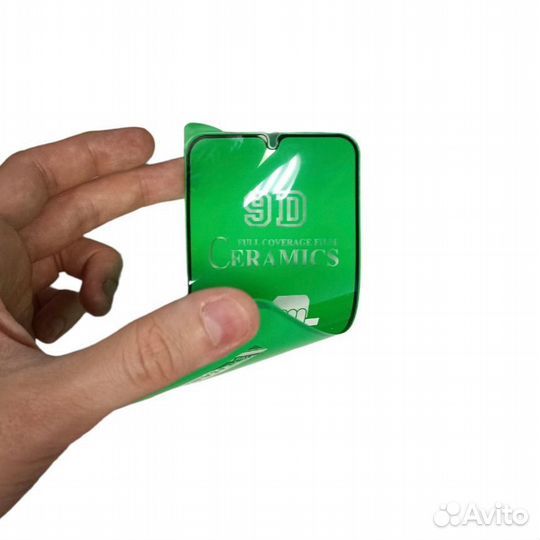 Защитное стекло Samsung A34 глянец керамика 2шт