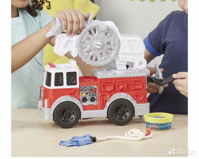 Play doh пожарная машина