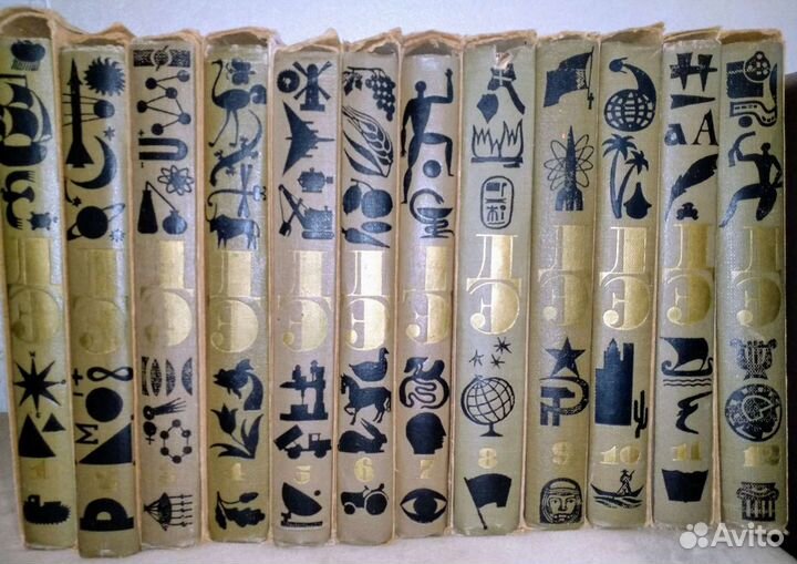 Детская энциклопедия 12 томов изд 64 г