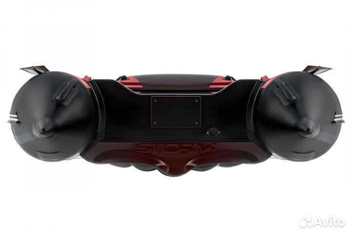 Лодка пвх Stormline Classic Air 335 красно-черная