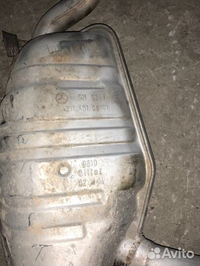Глушитель mercedes W211 E (Мерседес В211)