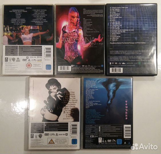 DVD. Диски оригинальные. Madonna