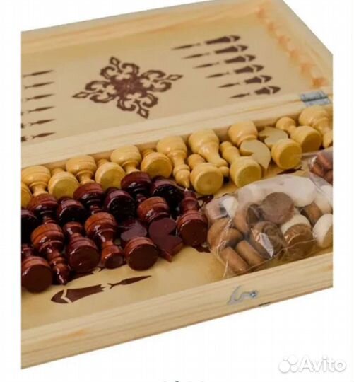 Игра 3 в 1 нарды, шашки, шахматы, новые