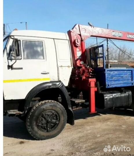 Услуги манипулятора, стрела- 5т, 9 м. Борт- 15 т