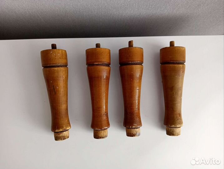 Ножки для мебели СССР деревянные 4 шт