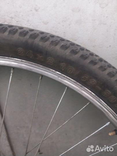 Колесо заднее на велосипед 24