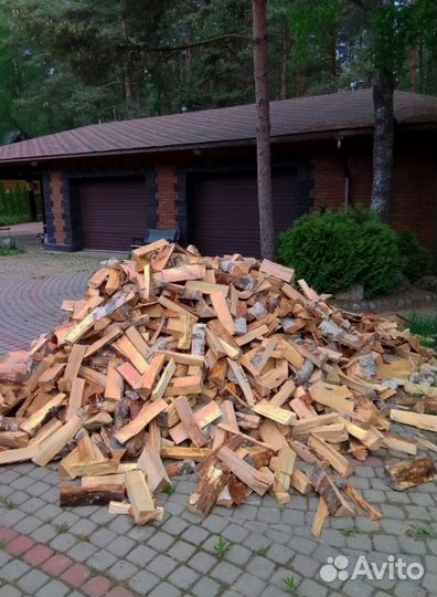 Дрова в укладку любого объема Березовые в Выборге