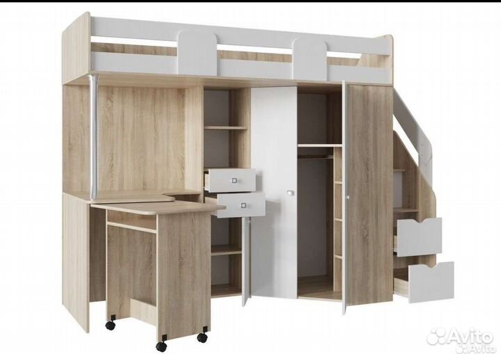 Детская кровать чердак