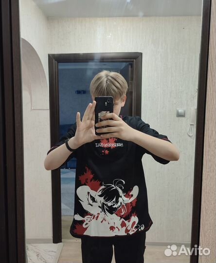 Aggression cult футболка kazuha