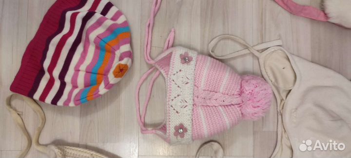 Пакет шапок для девочки