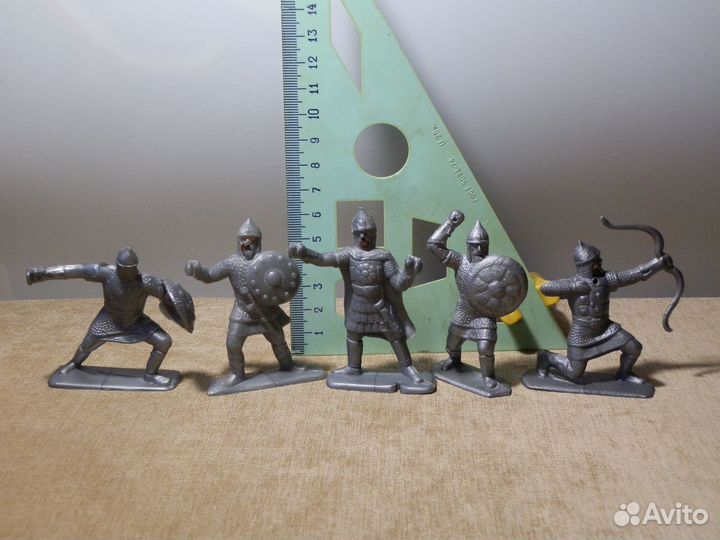 Солдатики трапперы богатыри СССР Линтек