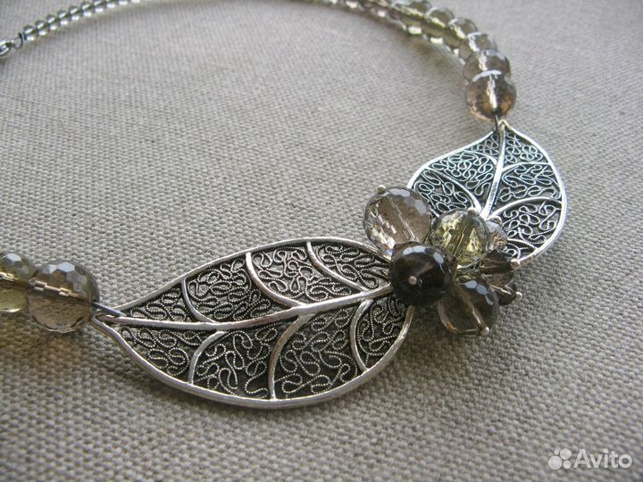 Комплект с раухтопазом 