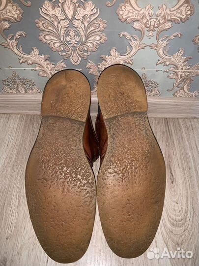 Ботинки кожа