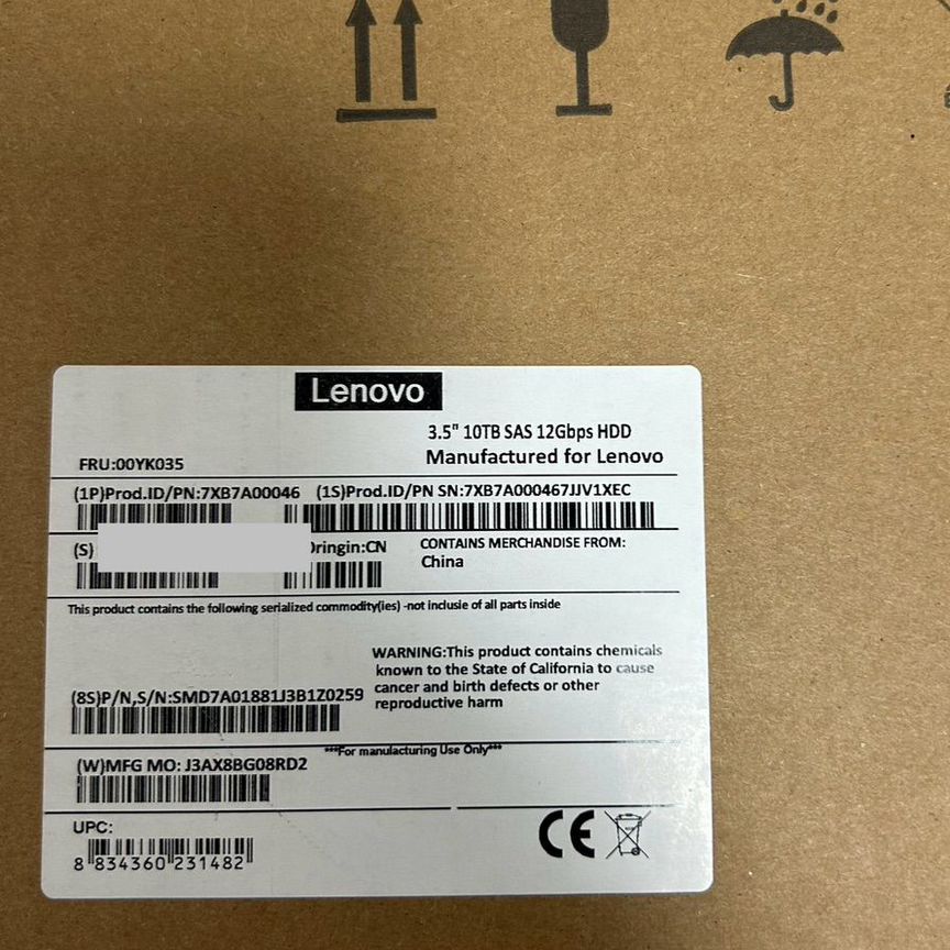 [00YK035] Жесткий Диск Lenovo 10tb7xb7a00046