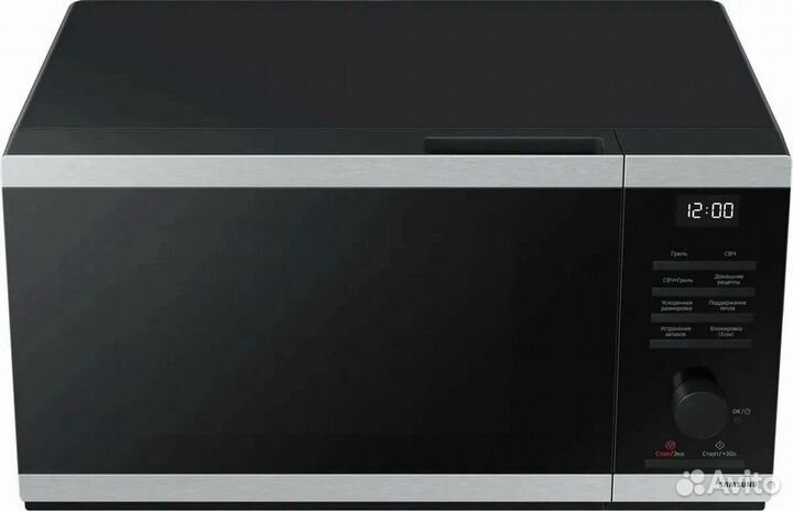 Микроволновая печь Samsung MG23DG4524atbw нерж/черный