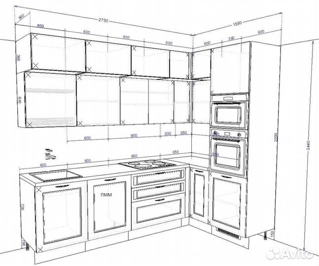 Кухонный гарнитур от производителя