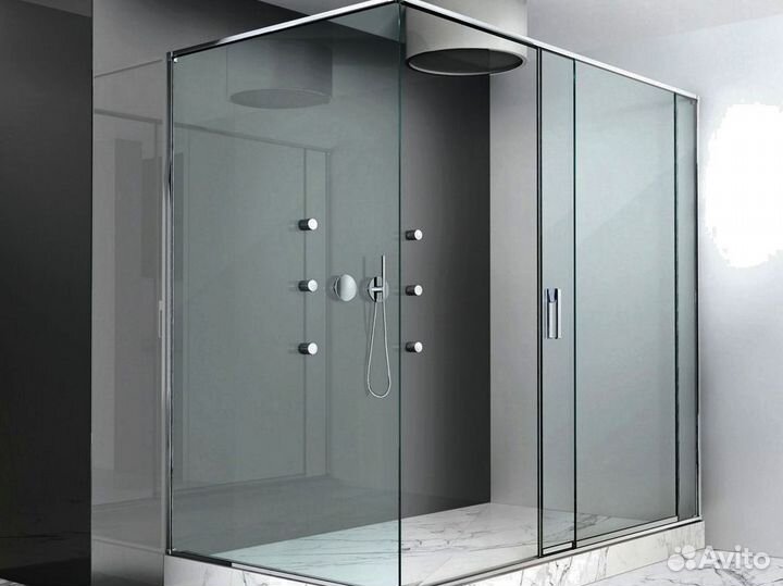 Стеклянные душевые