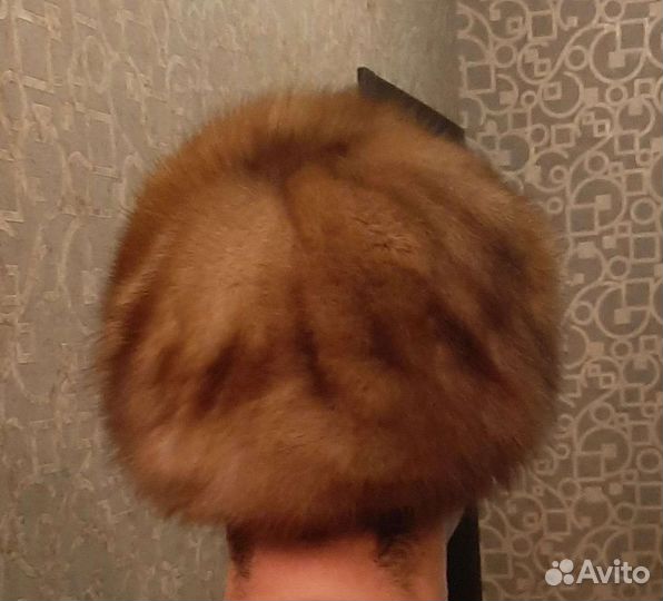 Кепка из меха куницы