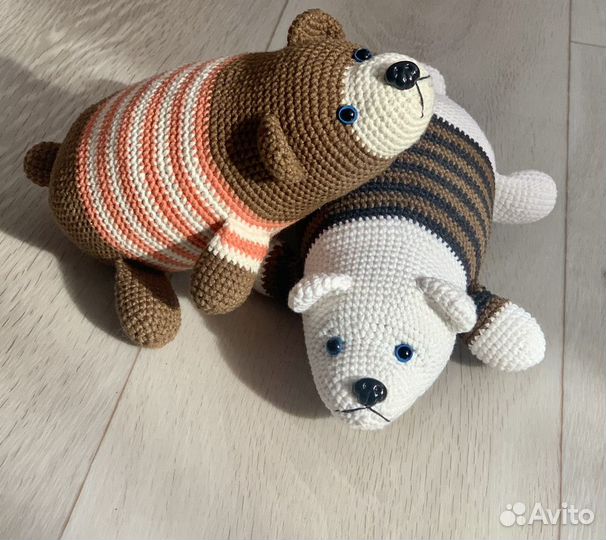 Мишки. Игрушки амигуруми